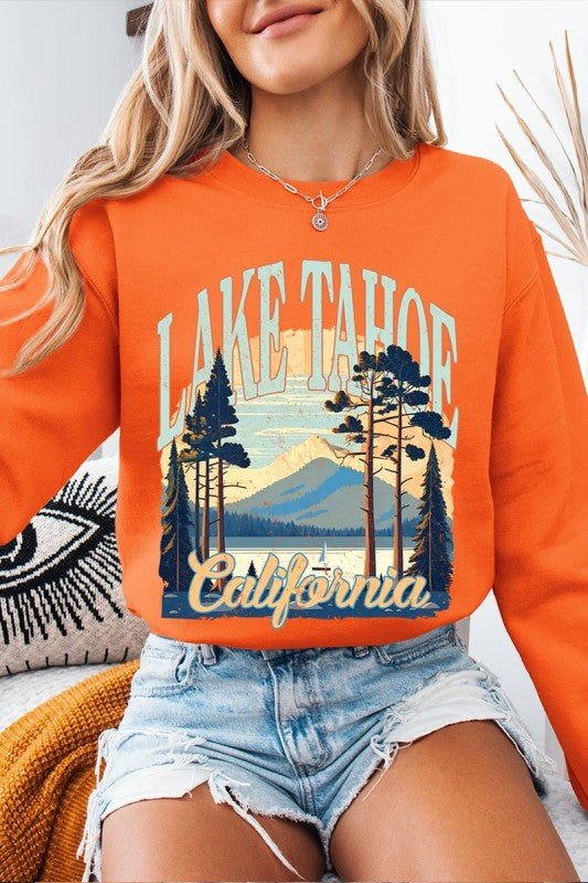 Lake Tahoe Graphic Sweatshirt - Bitsy Gypsy Boutique