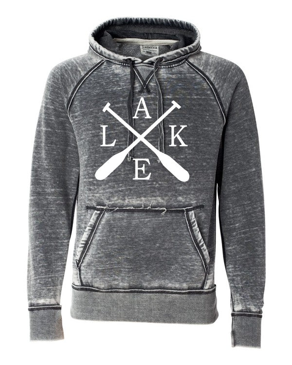 Lake with Oars Vintage Hoodie - Bitsy Gypsy Boutique