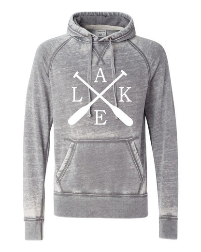 Lake with Oars Vintage Hoodie - Bitsy Gypsy Boutique