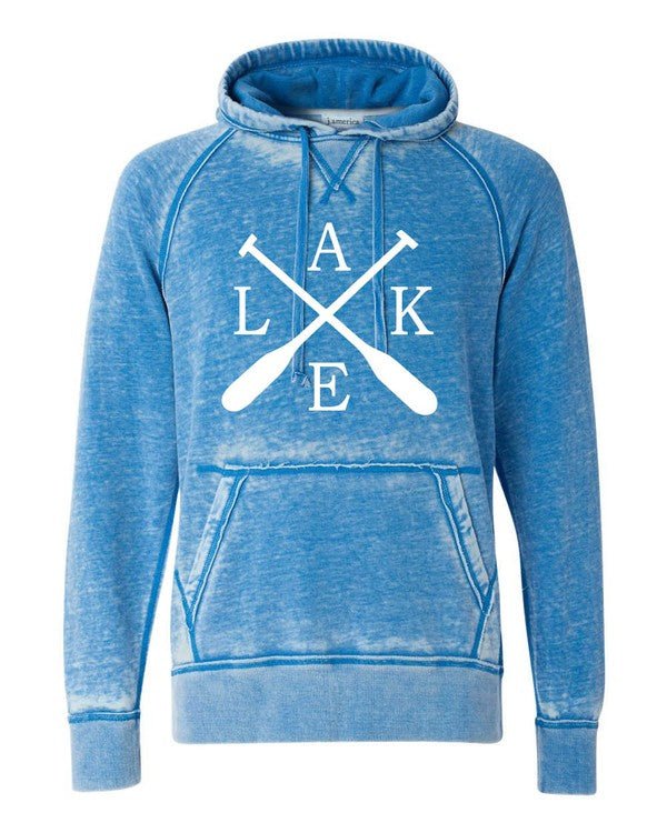 Lake with Oars Vintage Hoodie - Bitsy Gypsy Boutique