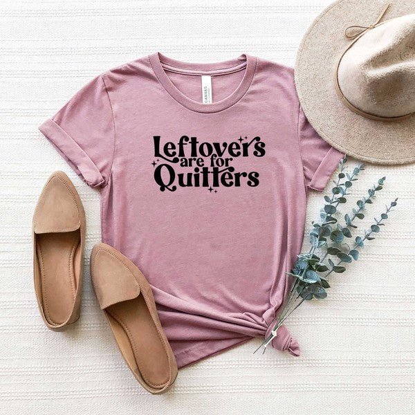 Leftovers Are For Quitters Stars Short Sleeve Tee - Bitsy Gypsy Boutique