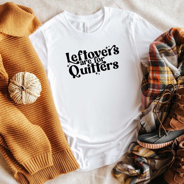 Leftovers Are For Quitters Stars Short Sleeve Tee - Bitsy Gypsy Boutique