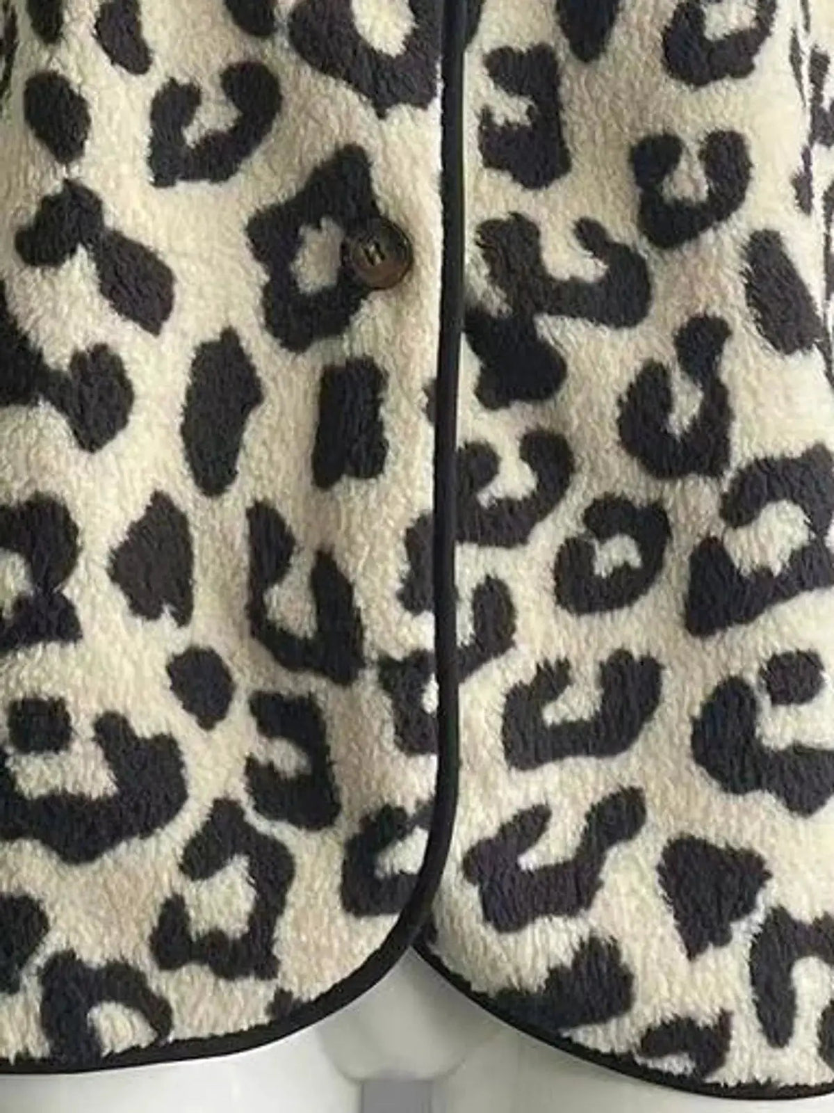 Leopard Print Button Front Lined Vest - Bitsy Gypsy Boutique
