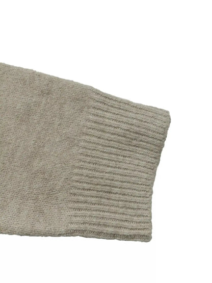 Leopard Round Neck Sweater by Trendsi