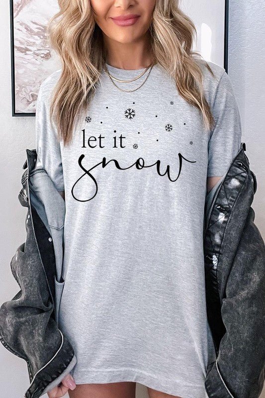 Let it Snow Graphic Tee - Bitsy Gypsy Boutique