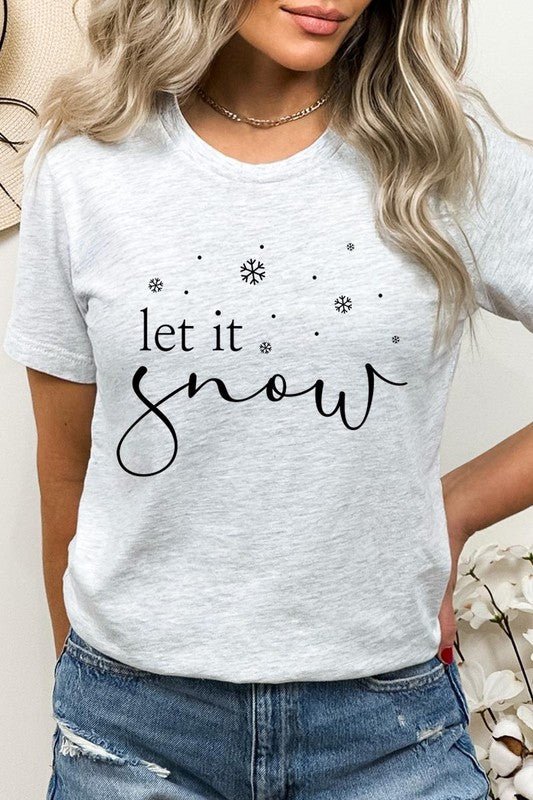 Let it Snow Graphic Tee - Bitsy Gypsy Boutique