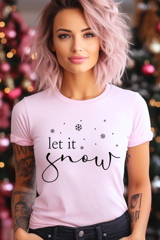 Let it Snow Graphic Tee - Bitsy Gypsy Boutique