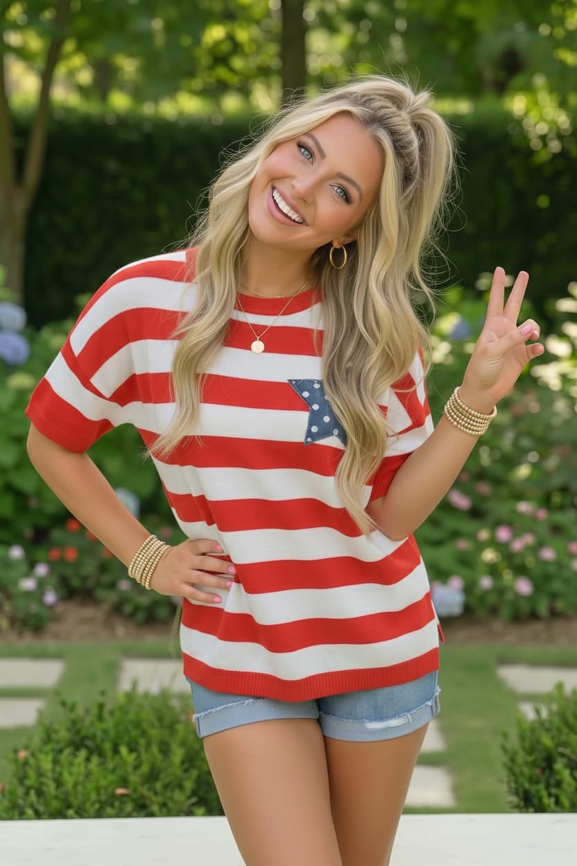 Let's Celebrate Knit Tee - Bitsy Gypsy Boutique