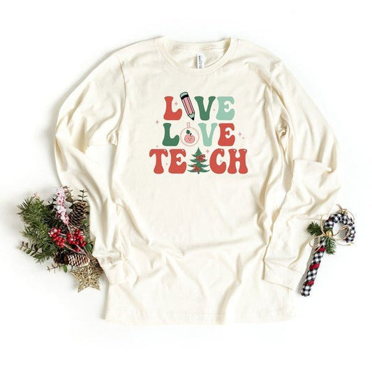 Live Love Teach Christmas - Bitsy Gypsy Boutique