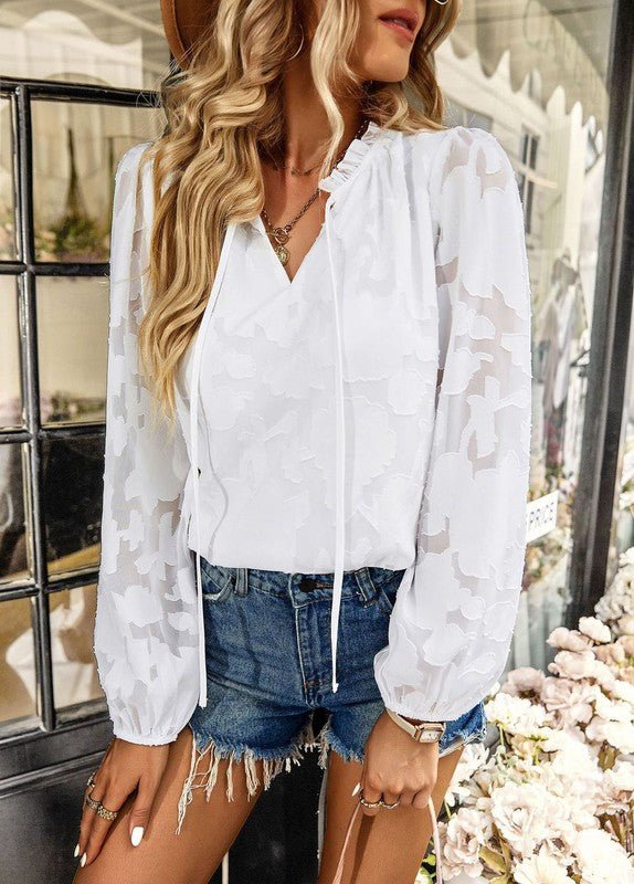 Long sleeve blouse - Bitsy Gypsy Boutique