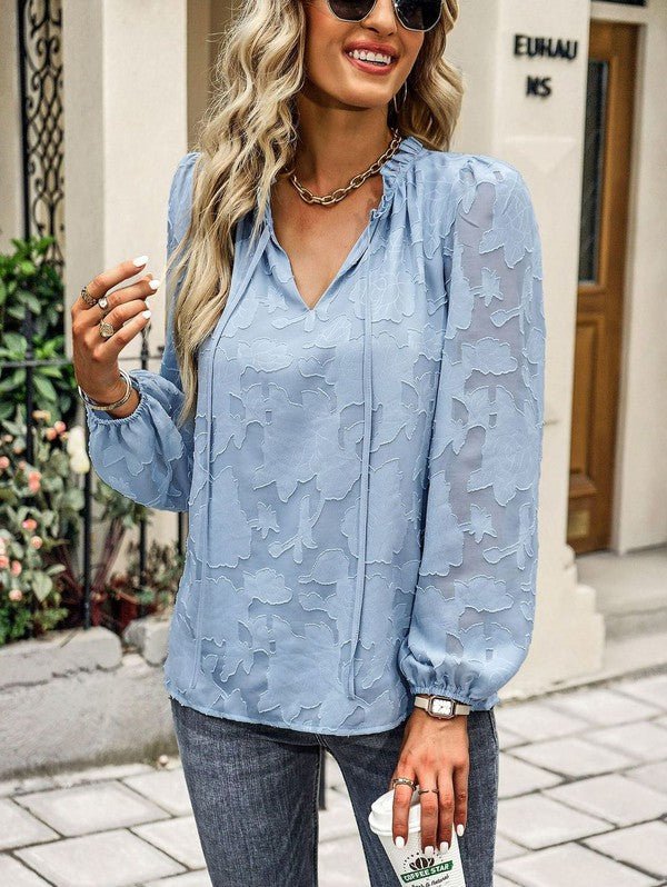 Long sleeve blouse - Bitsy Gypsy Boutique