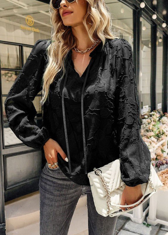 Long sleeve blouse - Bitsy Gypsy Boutique