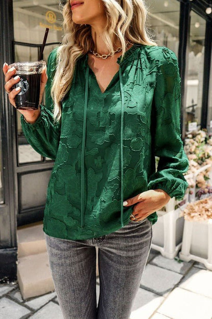 Long sleeve blouse - Bitsy Gypsy Boutique