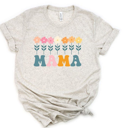 Mama Flowers Graphic Tee - Bitsy Gypsy Boutique