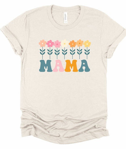 Mama Flowers Graphic Tee - Bitsy Gypsy Boutique