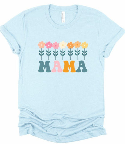Mama Flowers Graphic Tee - Bitsy Gypsy Boutique