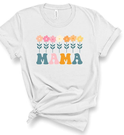 Mama Flowers Graphic Tee - Bitsy Gypsy Boutique