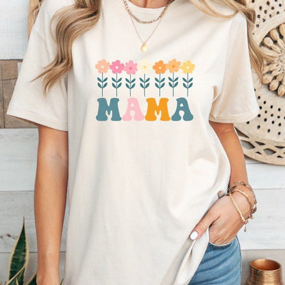Mama Flowers Graphic Tee - Bitsy Gypsy Boutique