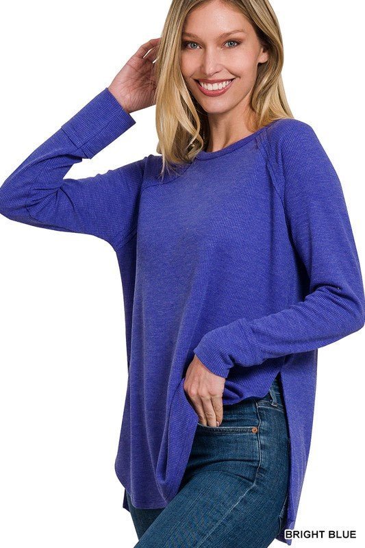 Melage Baby Waffle Long Sleeve Top - Bitsy Gypsy Boutique