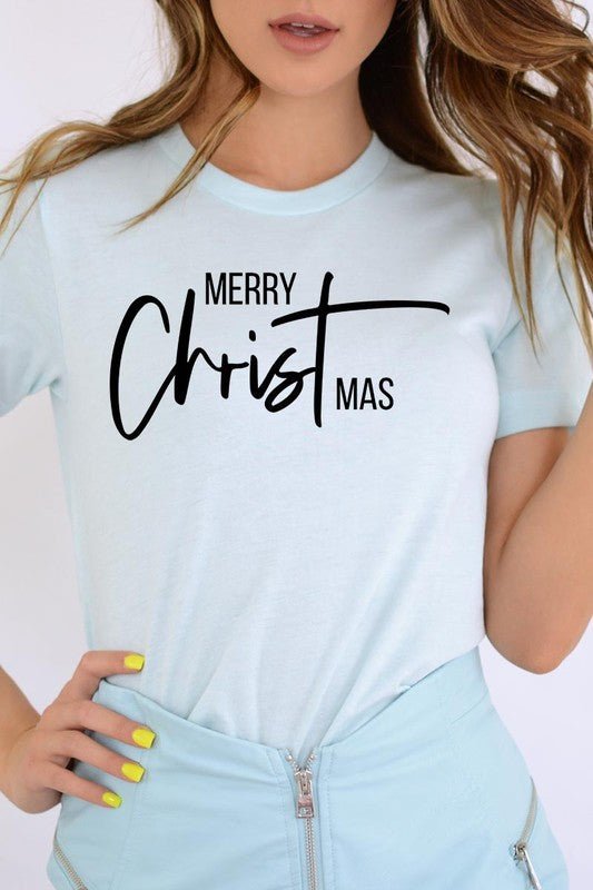 Merry Christmas Graphic Tee - Bitsy Gypsy Boutique