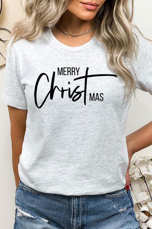 Merry Christmas Graphic Tee - Bitsy Gypsy Boutique