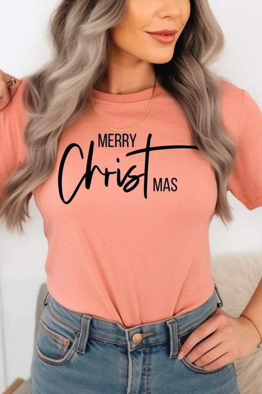 Merry Christmas Graphic Tee - Bitsy Gypsy Boutique