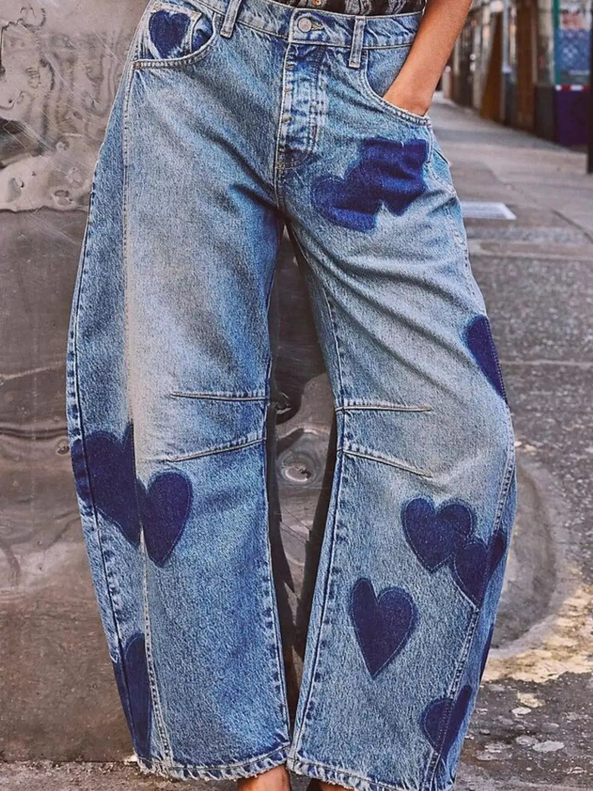 Mid Rise Wide-Leg Jeans - Bitsy Gypsy Boutique