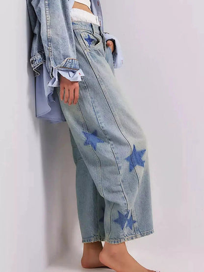Mid Rise Wide-Leg Jeans - Bitsy Gypsy Boutique
