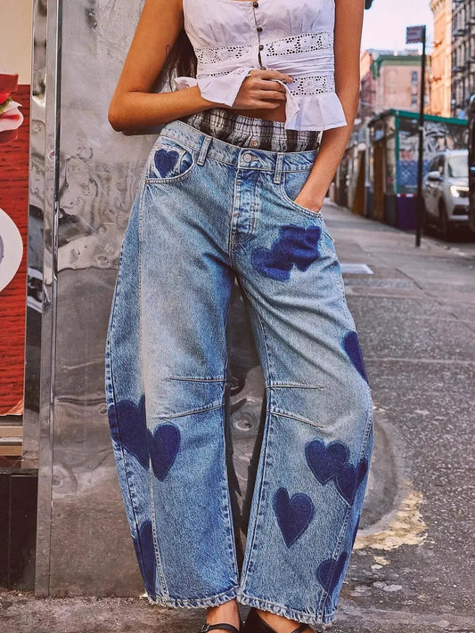 Mid Rise Wide-Leg Jeans - Bitsy Gypsy Boutique