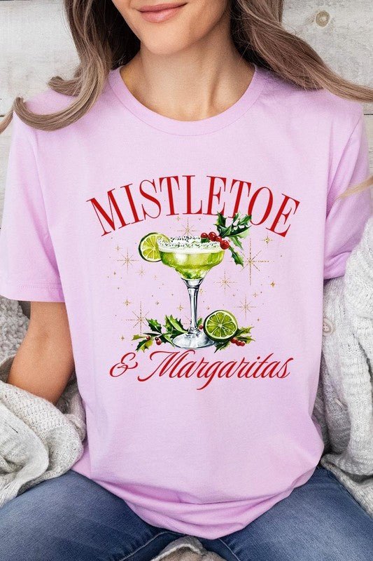 Mistletoe & Margaritas Graphic Tee - Bitsy Gypsy Boutique