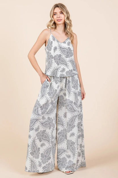 Mittoshop Paisley Print Cami and Pants Set - Bitsy Gypsy Boutique