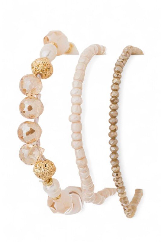 Mix Beads Layer Necklace Set - Bitsy Gypsy Boutique