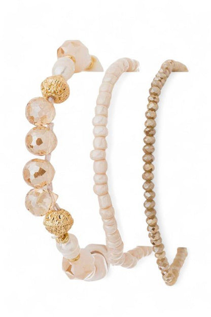 Mix Beads Layer Necklace Set - Bitsy Gypsy Boutique