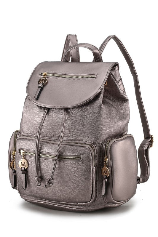 MKF Ivanna Oversize Backpack Vegan Leather by Mia - Bitsy Gypsy Boutique