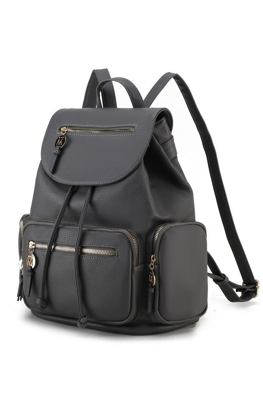 MKF Ivanna Oversize Backpack Vegan Leather by Mia - Bitsy Gypsy Boutique