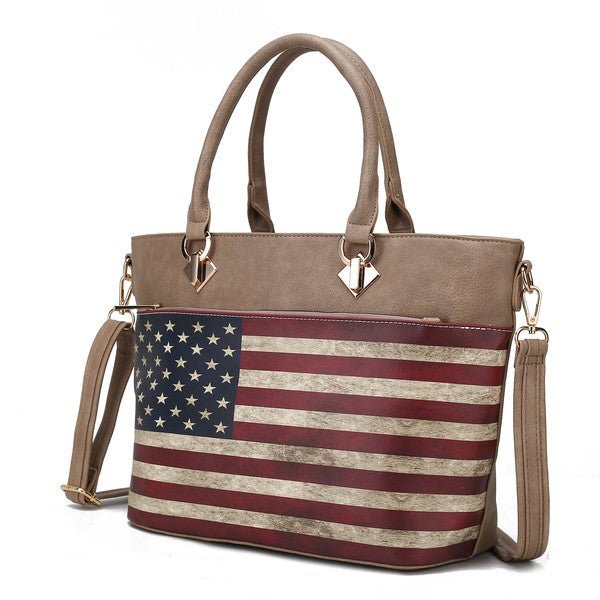 MKF Lilian Women's FLAG Tote Bag by Mia K - Bitsy Gypsy Boutique