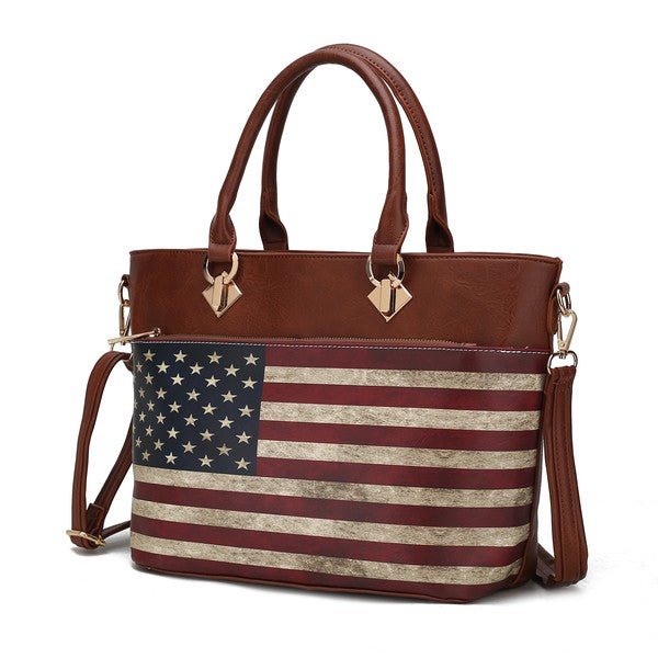 MKF Lilian Women's FLAG Tote Bag by Mia K - Bitsy Gypsy Boutique