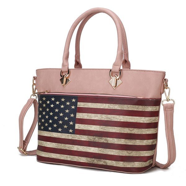 MKF Lilian Women's FLAG Tote Bag by Mia K - Bitsy Gypsy Boutique