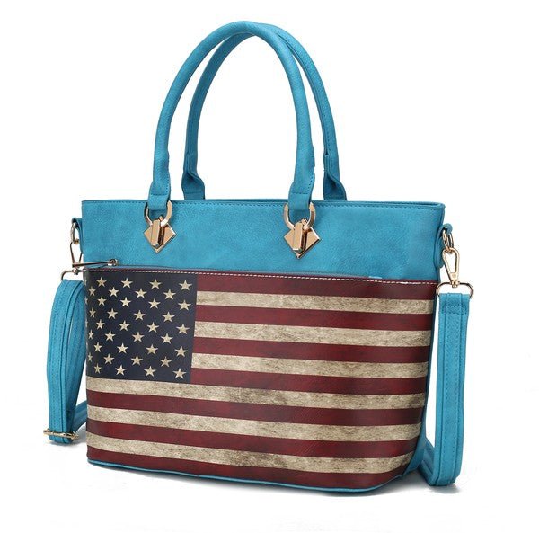 MKF Lilian Women's FLAG Tote Bag by Mia K - Bitsy Gypsy Boutique