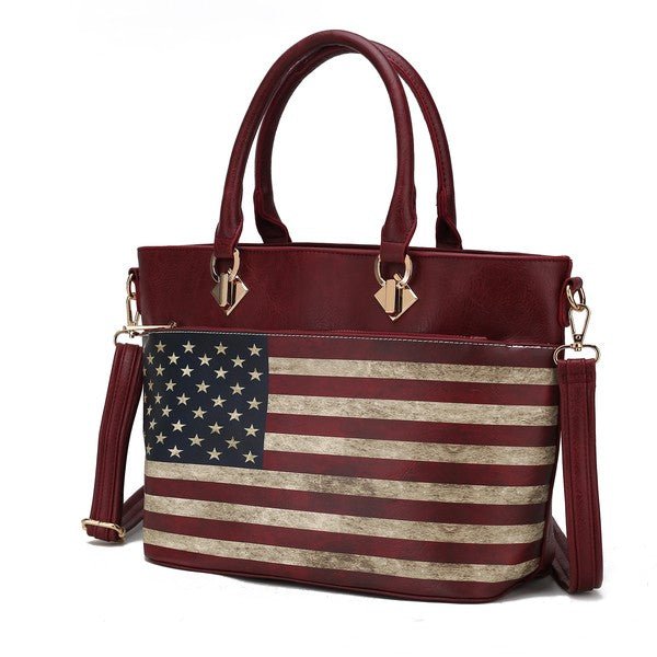 MKF Lilian Women's FLAG Tote Bag by Mia K - Bitsy Gypsy Boutique