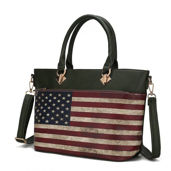 MKF Lilian Women's FLAG Tote Bag by Mia K - Bitsy Gypsy Boutique