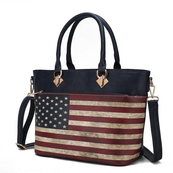 MKF Lilian Women's FLAG Tote Bag by Mia K - Bitsy Gypsy Boutique