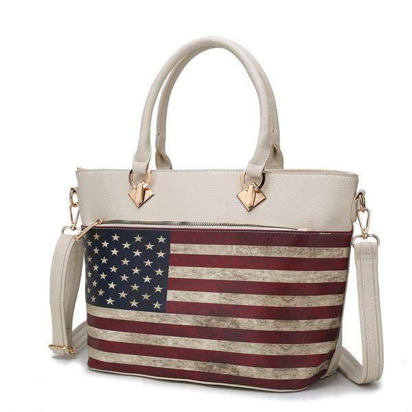 MKF Lilian Women's FLAG Tote Bag by Mia K - Bitsy Gypsy Boutique