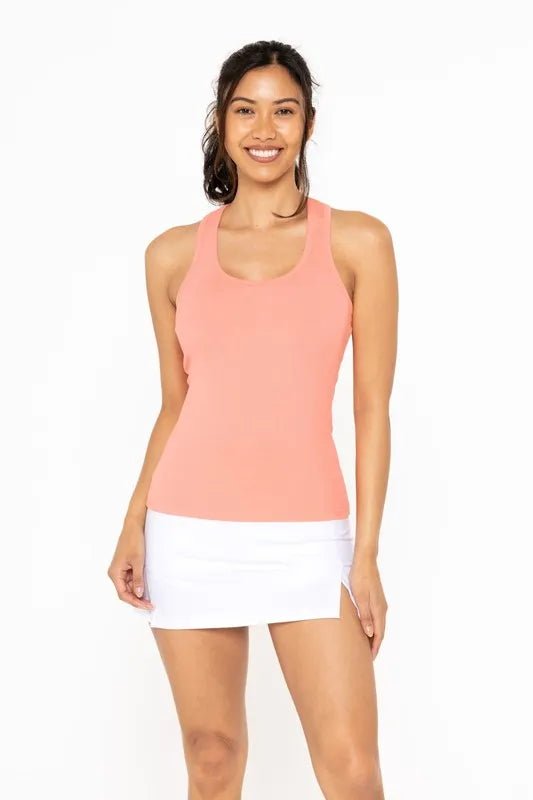 MONO B Slim Fit Scoop Neck Tank - Bitsy Gypsy Boutique