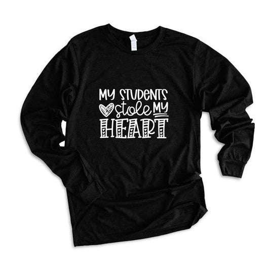 My Students Stole My Heart Short Sleeve Tee - Bitsy Gypsy Boutique