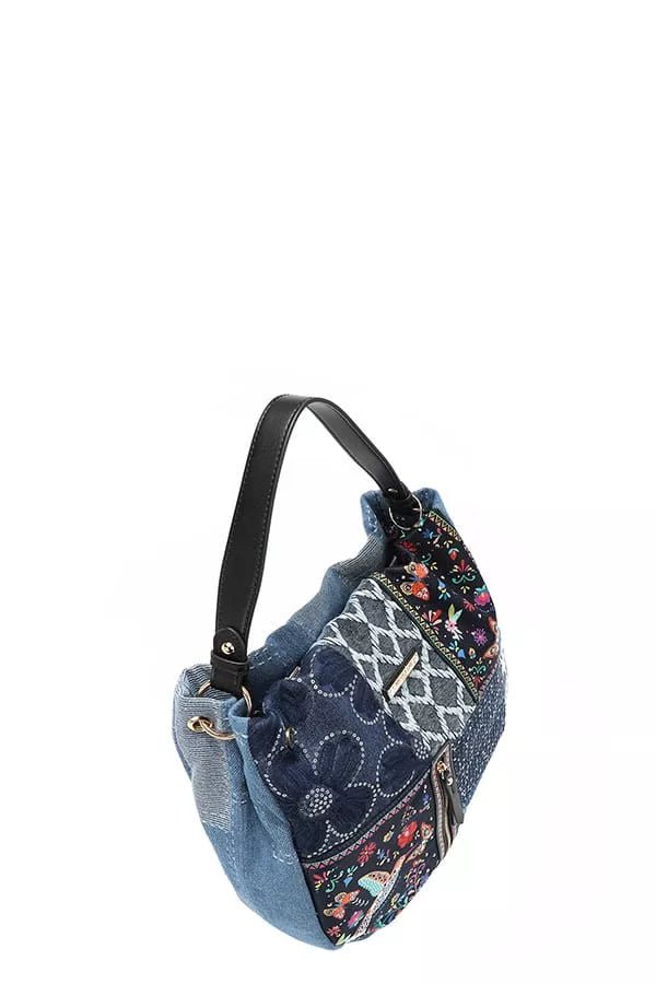 Nicole Lee USA Bosque De Amor Denim Hobo Bag - Bitsy Gypsy Boutique