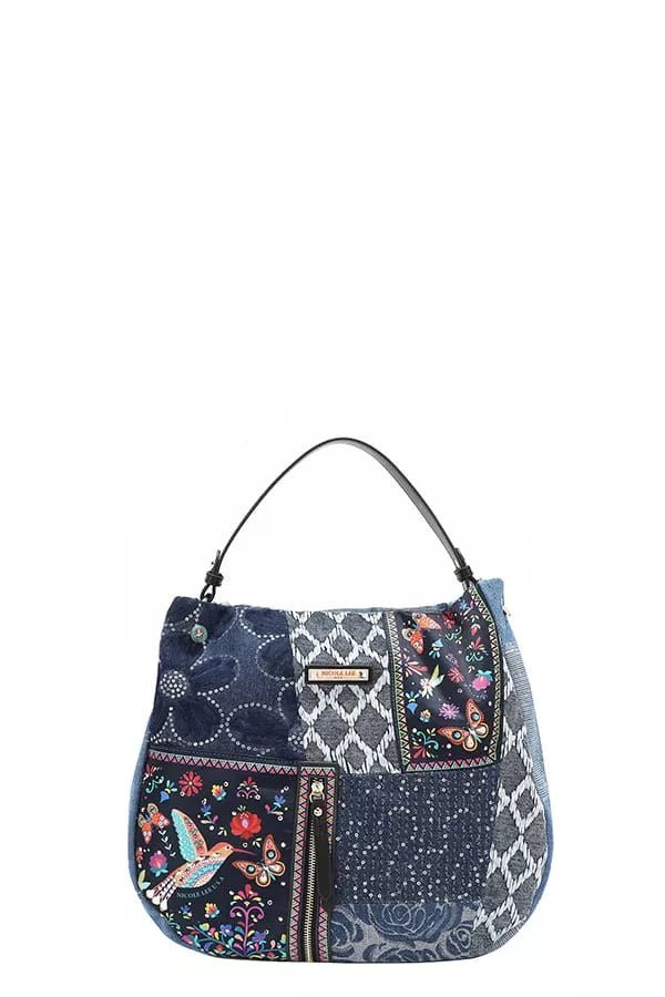 Nicole Lee USA Bosque De Amor Denim Hobo Bag - Bitsy Gypsy Boutique