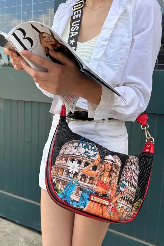Nicole Lee USA Martha Travels Italy Shoulder Bag - Bitsy Gypsy Boutique