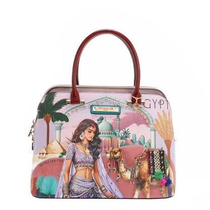 Nicole Lee USA Queen Cleopatra Dome Handbag - Bitsy Gypsy Boutique