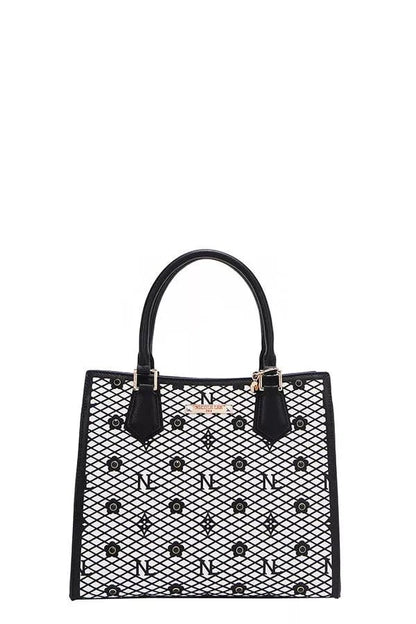 Nicole Lee USA Structured Tote Bag - Bitsy Gypsy Boutique